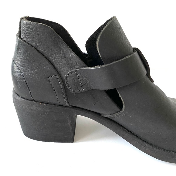 90’s Vintage Deadstock block heel leather shoe NEW - Picture 11 of 15